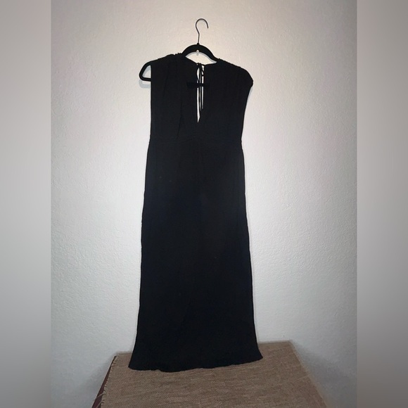 Kona Sol Black Tassel Swim Cover Dress Size Small - Picture 3 of 6